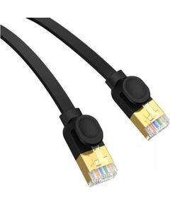 BASEUS ΚΑΛΏΔΙΟ ΔΙΚΤΎΟΥ ETHERNET RJ45 CAT 7 UTP FLAT 2M ΜΑΎΡΟ (B00133207111-02) (BASB00133207111-02)