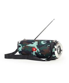 GEMBIRD PORTABLE BLUETOOTH SPEAKER SPK-BT-17-CM FM-RADIO BUILT-IN MICROPHONE MORO PATTERN USB AUX MICROSD (SPK-BT-17-CM) (GEMSPK-BT-17-CM)