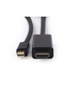 GEMBIRD CABLE MINI DISPLAYPORT MALE - HDMI MALE 1.8M (CC-MDP-HDMI-6) (GEMCC-MDP-HDMI-6)