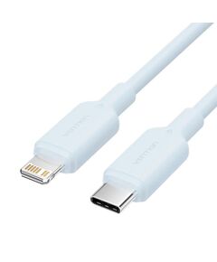VENTION TYPE-C MALE TO LIGHTNING MALE 3A CABLE 1M BLUE PVC TYPE (LAKSF) (VENLAKSF)