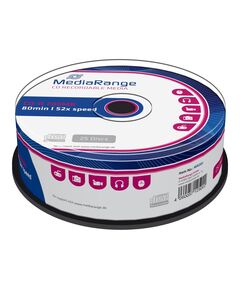 MEDIARANGE CD-R 80' 700MB 52X CAKE X 25 (MR201)