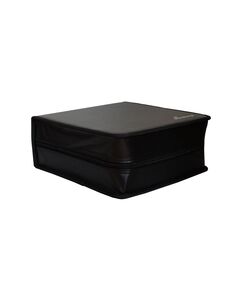 MEDIARANGE MEDIA STORAGE WALLET FOR 300 DISCS SYNTHETIC LEATHER BLACK (MRBOX94)