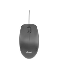 MEDIARANGE OPTICAL MOUSE CORDED 3-BUTTON SILENT-CLICK (BLACK, WIRED) (MROS212)
