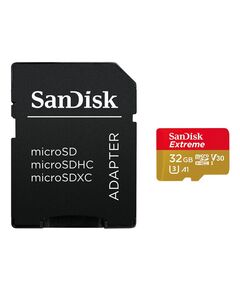 SANDISK EXTREME ACTION MICROSDHC 32GB CLASS 10 U3 V30 A1 UHS-I ΜΕ ΑΝΤΆΠΤΟΡΑ