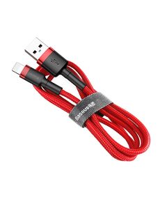 BASEUS LIGHTNING CAFULE CABLE 2.4A 1M RED + RED (CALKLF-B09) (BASCALKLF-B09)