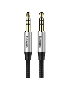 BASEUS CABLE 3.5MM MALE - 3.5MM MALE BLACK 1.5M (CAM30-CS1) (BASCAM30-CS1)