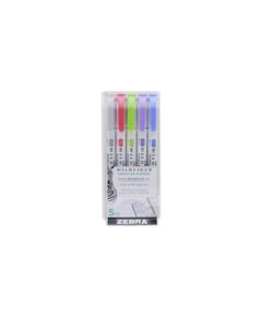 ZEBRA MILDLINER DOUBLE ENDED MARKER BOLD & FINE POINT 5 PACK COOL & REFINED SET (ZB-78205) (ZEB78205)