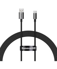 BASEUS SUPERIOR USB 2.0 CABLE USB-C MALE - USB-A MALE 100W BLACK 1.5M (P10320102114-01) (BASP10320102114-01)