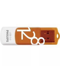 PHILIPS VIVID 128GB USB 2.0 STICK ΠΟΡΤΟΚΑΛΊ (FM12FD00B/00) (PHIFM12FD00B-00)