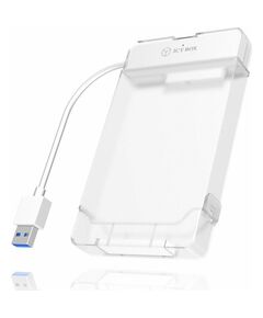 RAIDSONIC ICY BOX ΘΉΚΗ ΓΙΑ ΣΚΛΗΡΌ ΔΊΣΚΟ 2.5" SATA III ΜΕ ΣΎΝΔΕΣΗ USB 3.0 ΣΕ ΔΙΆΦΑΝΟ ΧΡΏΜΑ (IB-AC703-U3) (RSCIB-AC703-U3)