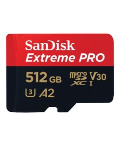 SANDISK EXTREME PRO MICROSDXC 512GB CLASS 10 U3 V30 A2 UHS-I ΜΕ ΑΝΤΆΠΤΟΡΑ