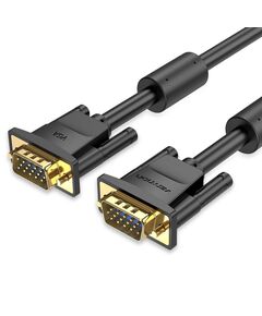VENTION VGA (3+6) MALE TO MALE CABLE WITH FERRITE CORES 5M BLACK (DAEBJ) (VENDAEBJ)