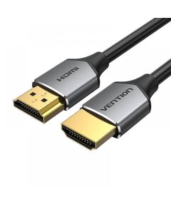 VENTION ULTRA THIN HDMI MALE TO MALE CABLE 2M GRAY ALUMINUM ALLOY TYPE (ALEHH) (VENALEHH)