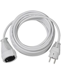 BRENNENSTUHL QUALITY PLASTIC EXTENSION CABLE 5M WHITE H05VV-F 3G1,5 (1168440) (BNN1168440)
