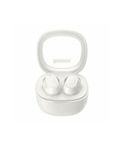 BASEUS BOWIE WM02 IN-EAR BLUETOOTH HANDSFREE ΑΚΟΥΣΤΙΚΆ ΜΕ ΘΉΚΗ ΦΌΡΤΙΣΗΣ ΛΕΥΚΆ (NGTW180002) (BASNGTW180002)