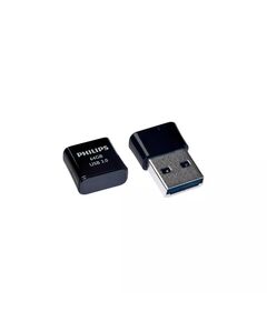 PHILIPS PICO 64GB USB 3.0 STICK ΜΑΎΡΟ (FM64FD90B/00) (PHIFM64FD90B-00)