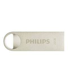 PHILIPS MOON 32GB USB 2.0 STICK ΑΣΗΜΊ (FM32FD160B/00) (PHIFM32FD160B-00)