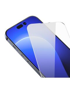 BASEUS CRYSTAL TEMPERED GLASS 0.3MM FOR IPHONE 14 PRO 2PCS (SGBL100102) (BASSGBL100102)