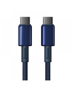 BASEUS CABLE USB-C TO USB-C  GOLD 100W 1M (P10319800321-03) (BASP10319800321-03)