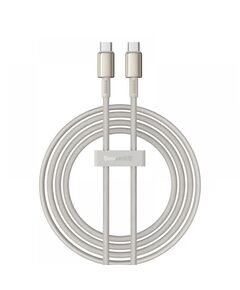 BASEUS CABLE USB-C TO USB-C  GOLD 100W 2M (P10319800G21-01) (BASP10319800G21-01)