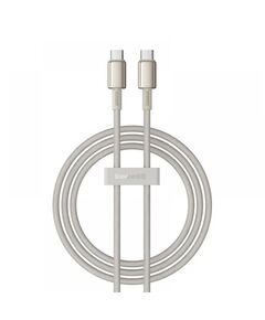 BASEUS CABLE USB-C TO USB-C  GOLD 100W 1M (P10319800G21-00) (BASP10319800G21-00)