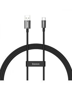 BASEUS SUPERIOR SERIES CABLE USB TO USB-C 65W PD 1M BLACK (CAYS000901) (BASCAYS000901)
