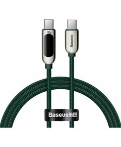 BASEUS DISPLAY CABLE USB-C TO USB-C 100W 1M GREEN (CATSK-B06) (BASCATSK-B06)