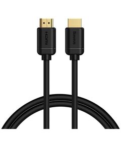 BASEUS 2X HDMI 2.0 4K 60HZ CABLE 3D HDR 18GBPS 2M BLACK (CAKGQ-B01) (BASCAKGQ-B01)