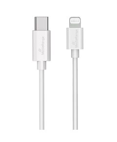 MEDIARANGE APPLE LIGHTNING TO USB TYPE-C CABLE 1M WHITE (MRCS215)