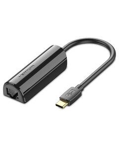 VENTION TYPE-C TO ETHERNET ADAPTER 0.15M BLACK (CFABB) (VENCFABB)