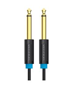 VENTION 6.5MM MALE TO MALE AUDIO CABLE 0.5M BLACK (BAABD) (VENBAABD)