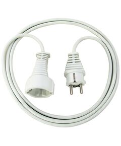 BRENNENSTUHL QUALITY PLASTIC EXTENSION CABLE 3M WHITE H05VV-F 3G1,5 (1168430) (BNN1168430)
