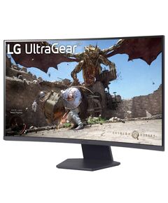 LG MONITOR 32GS60QC-B.AEUQ, CURVED VA QHD, 31.5", 16:9, 300CD/M2, 3.000:1, 1MS, 180HZ, 2560X1440, 2XHDMI/ 1XDP/ HP OUT, BLACK, 2YW.