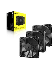 CORSAIR CASE FAN RS120 120MM PWM 3-PACK BLACK (CO-9050189-WW) (CORCO-9050189-WW)