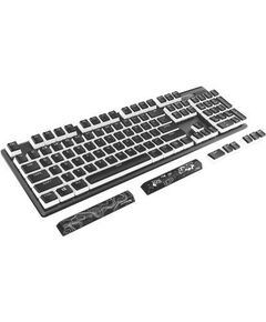 HP HYPERX PUDDING KEYCAPS 2 - FULL KEY SET - PBT - BLACK (US LAYOUT)