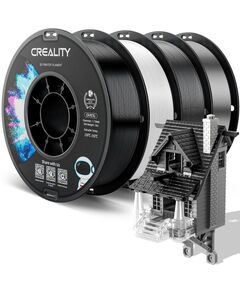 CREALITY CR-PETG VALUE PACK 4KG - BLACK & WHITE & GRAY & TRANSPARENT 3D PRINTER FILAMENT (GREY) NO R
