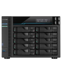 ASUSTOR NAS LOCKERSTOR 10 AS6510T 10-BAY 3,5 /2X M.2 NVME SLOTS/INTEL ATOM QUAD-CORE/8GB DDR4/2X10GBE/2X2.5GBE PORT