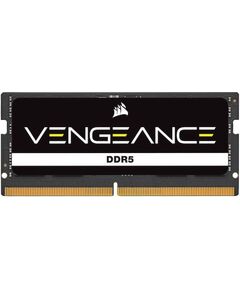 CORSAIR RAM SODIMM XMS5 8GB CMSX8GX5M1A4800C40, DDR5, 4800MHZ, LATENCY 40-40-40-77, 1.1V, VENGEANCE, BLACK, LTW.