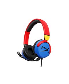 HYPERX CLOUD MINI WIRED GAMING HEADSET ON EAR BLUE/RED/YELLOW - 7G8F3AA