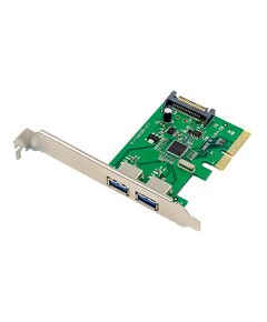 POWERTECH ΚΆΡΤΑ ΕΠΈΚΤΑΣΗΣ PCIE X4 ΣΕ 2X USB ST619, 10GBPS, ASM1142
