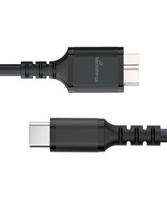 MEDIARANGE USB 3.0 MICRO-B TO USB TYPE-C CABLE, 50CM, BLACK (MRCS257)