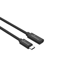 MEDIARANGE USB TYPE-C® EXTENSION CABLE, PLUG TO SOCKET, USB 3.2 GEN 1X1 5 GBPS, USB-C POWER DELIVERY ENABLED 60W MAX., 2.0M, BLACK (MRCS245)