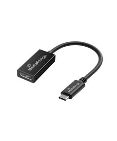 MEDIARANGE USB TYPE-C® TO DISPLAYPORT AUDIO AND VIDEO CONVERTER, 20CM, BLACK (MRCS235)