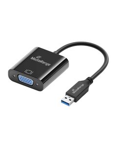 MEDIARANGE USB-A 3.0 TO VGA (HD15) VIDEO CONVERTER, 20CM, BLACK (MRCS230)