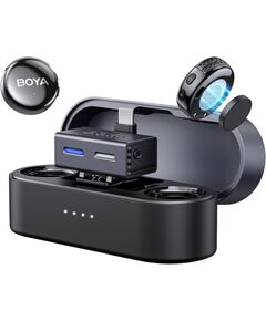 BOYALINK 3 - TYPE-C & 3,5MM AI-POWERED BUTTON WIRELESS MICROPHONE 2 TX + 1 RX + CHARGING CASE