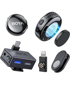 BOYALINK 3 - TYPE-C & 3,5MM AI-POWERED BUTTON WIRELESS MICROPHONE 2 TX + 1 RX NO CASE