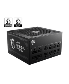 MSI PSU 850W MAG A850GL PCIE5, 80+ GOLD CERTIFIED, FULL MODULAR CABLES, FLUID DYNAMIC BEARING 120MM QUIET & COOL FAN, 7YW.
