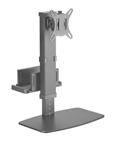 POWERTECH ΒΆΣΗ ΓΡΑΦΕΊΟΥ ΟΘΌΝΗΣ PT-1449 ΜΕ ΒΆΣΗ MINI PC, 17-32", ΈΩΣ 8KG