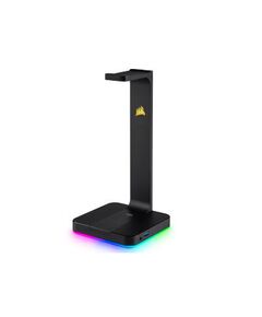 CORSAIR PREMIUM HEADSET STAND ST100 RGB WITH 7.1 SURROUND SOUND - BLACK