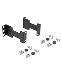 DELOCK ΑΝΤΆΠΤΟΡΑΣ ΕΠΈΚΤΑΣΗΣ ΒΆΘΟΥΣ ΓΙΑ RACK 67272, ΈΩΣ 10CM, 1U, ΜΑΎΡΟ